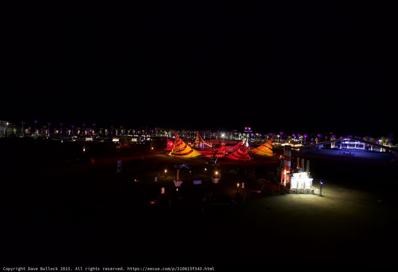 The Vibrant Night Life of Coachella Beach