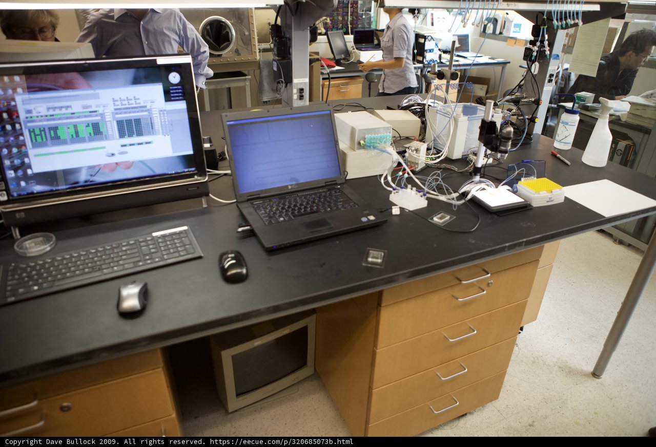 Workspace Setup for Micro Bio Chip Research