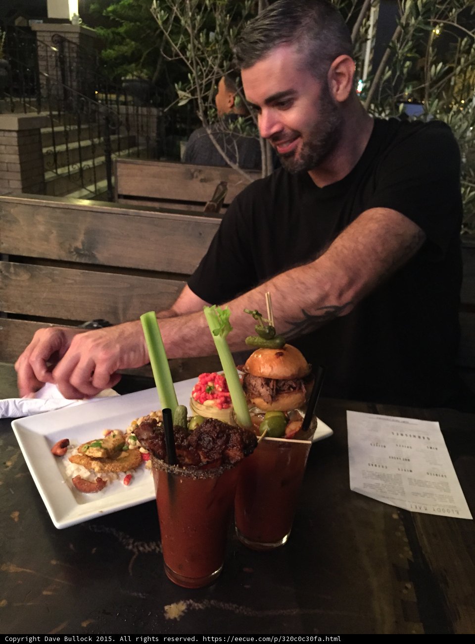 Evening Brunch Scene