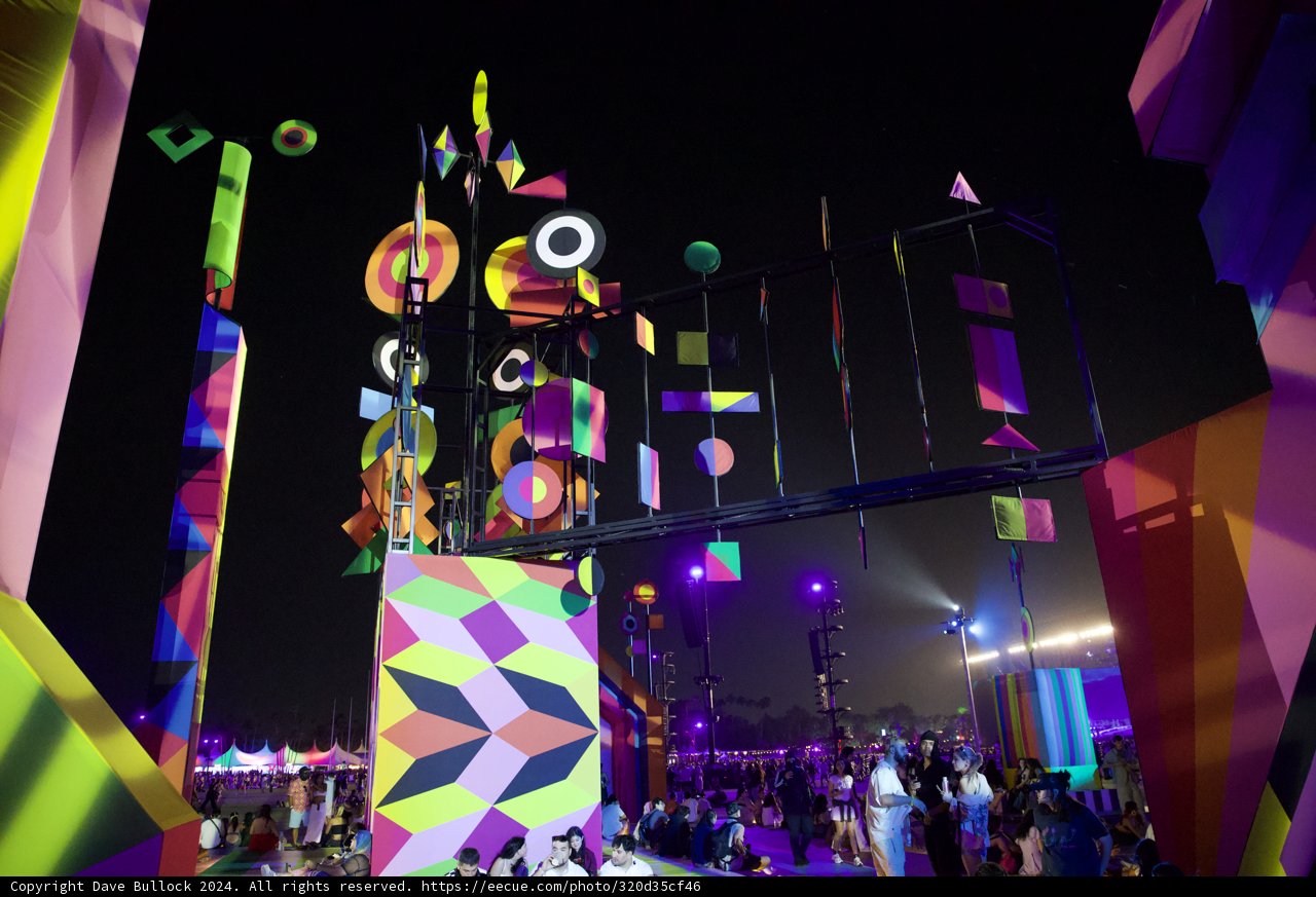 Kaleidoscope Nights: A Festive Canvas at Coachella 2024