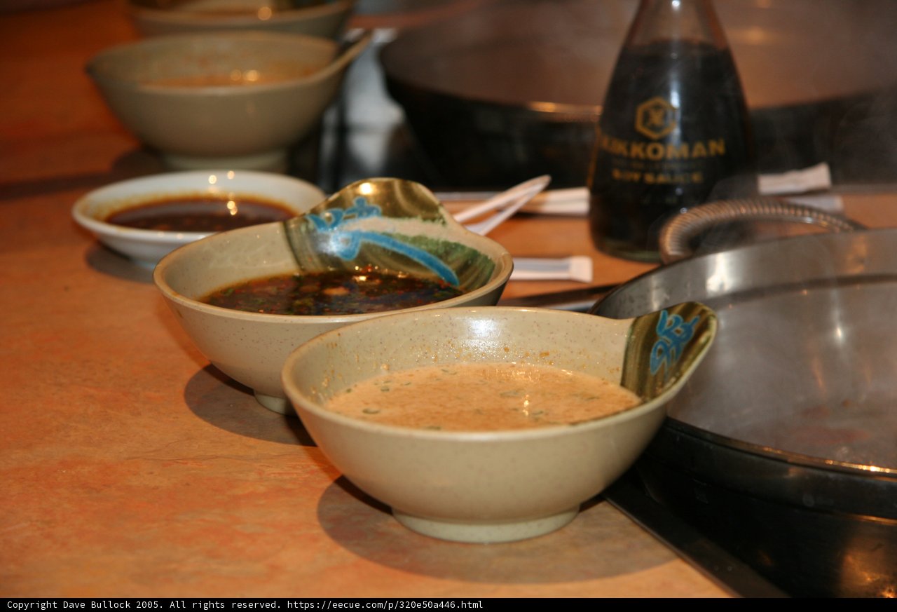 Soup Bowls in a Line