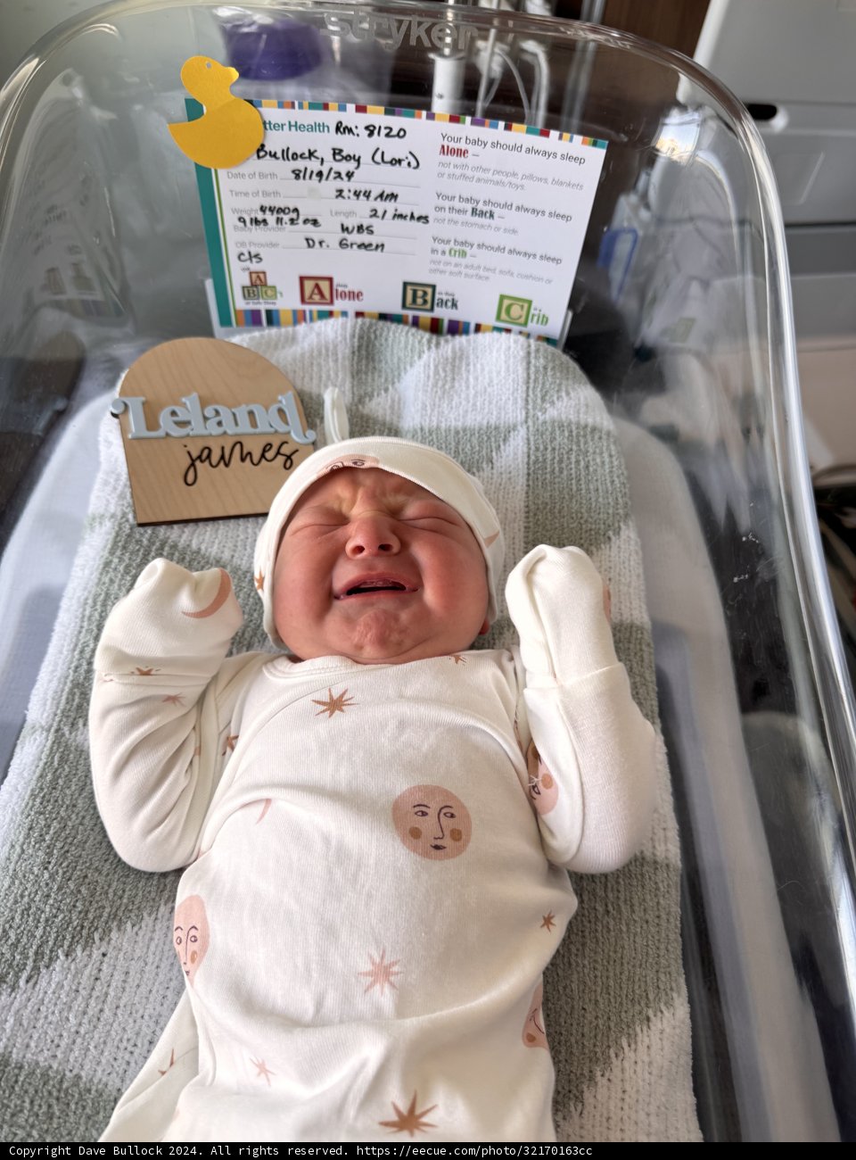 Welcome to the World, Leland!