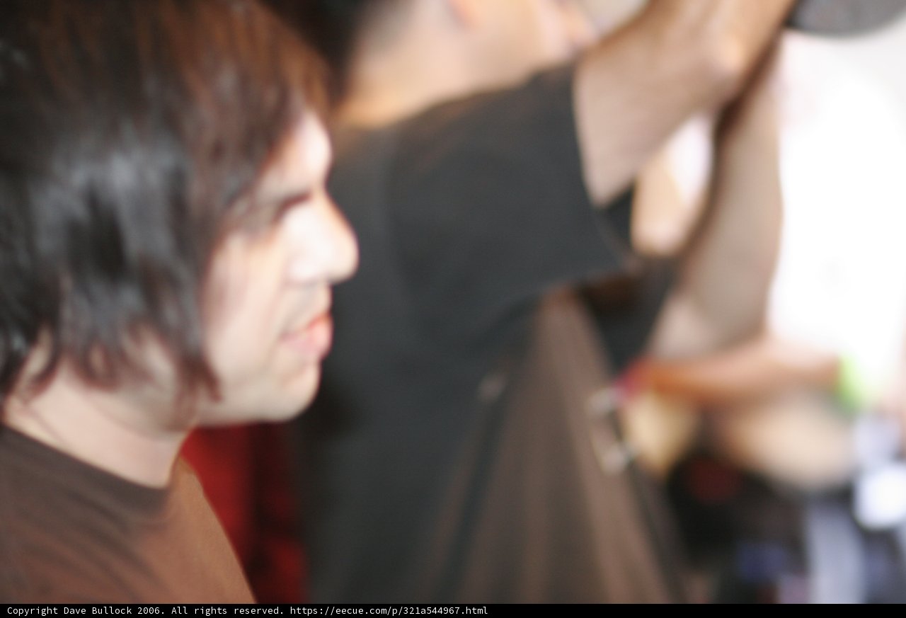 Black Shirted Man in a Crowd