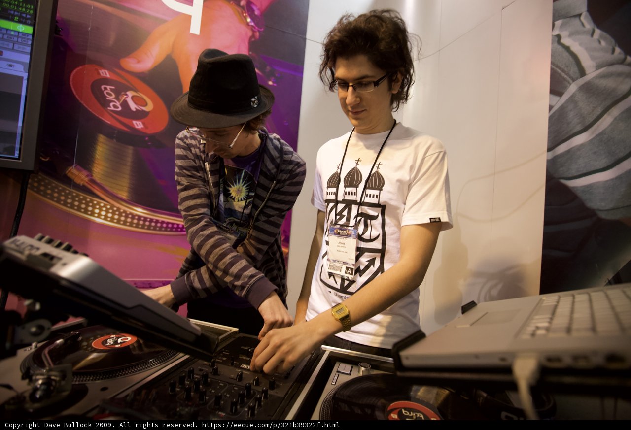 Musical Duo on the Decks