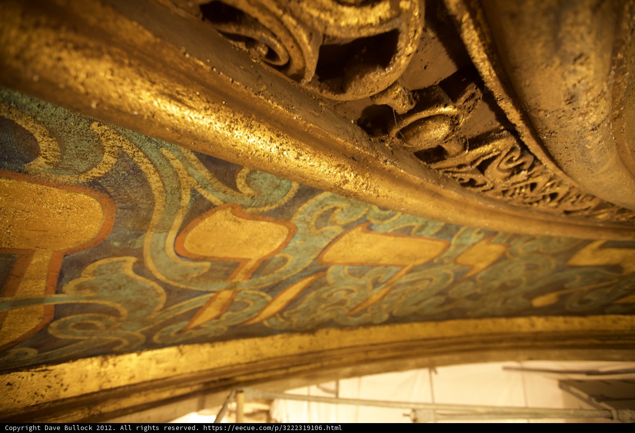 Gilded Crypt Ceiling