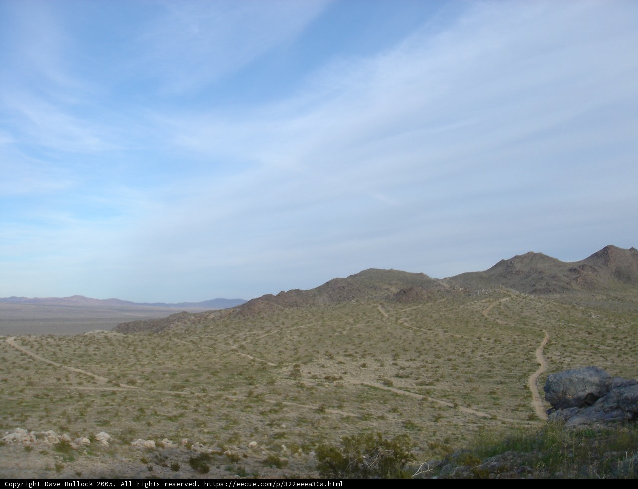 Majestic desert mountains under the blue sky