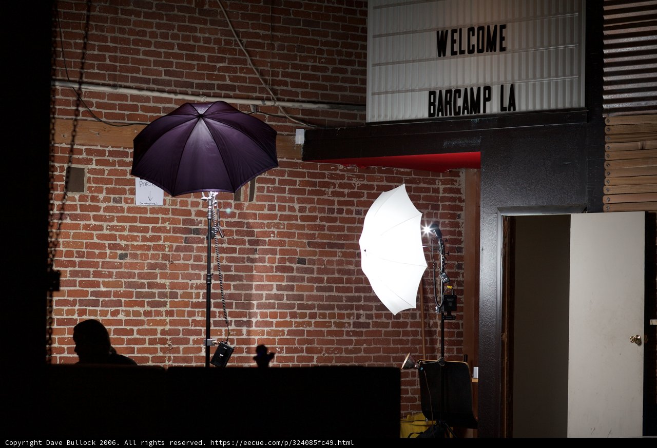 Colorful Canopies Against the Brick Wall