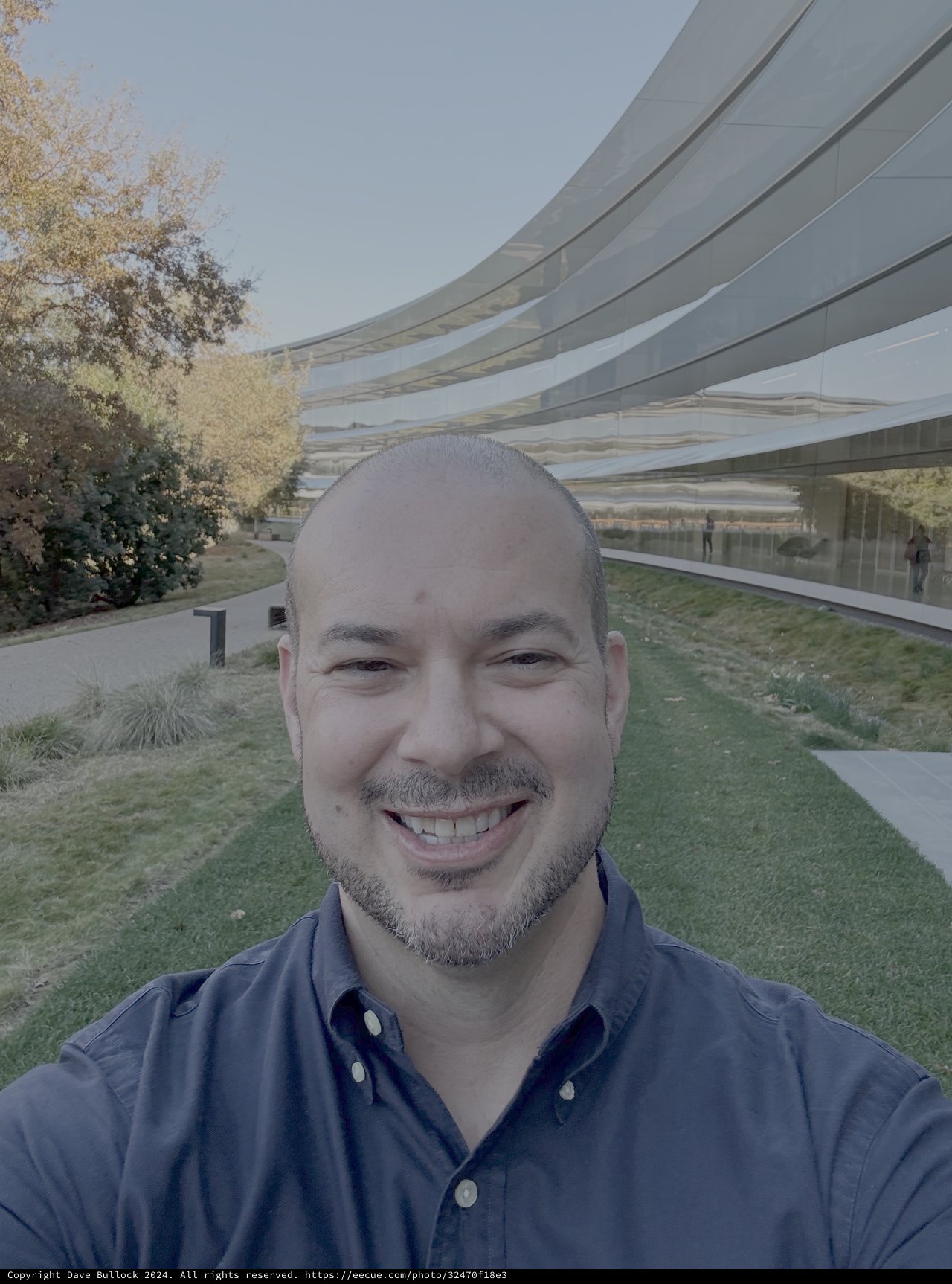 Selfie at Modern Apple Park Campus