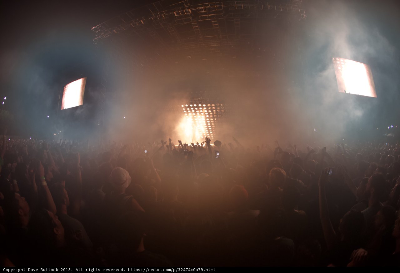 White Hat Crowd Panorama