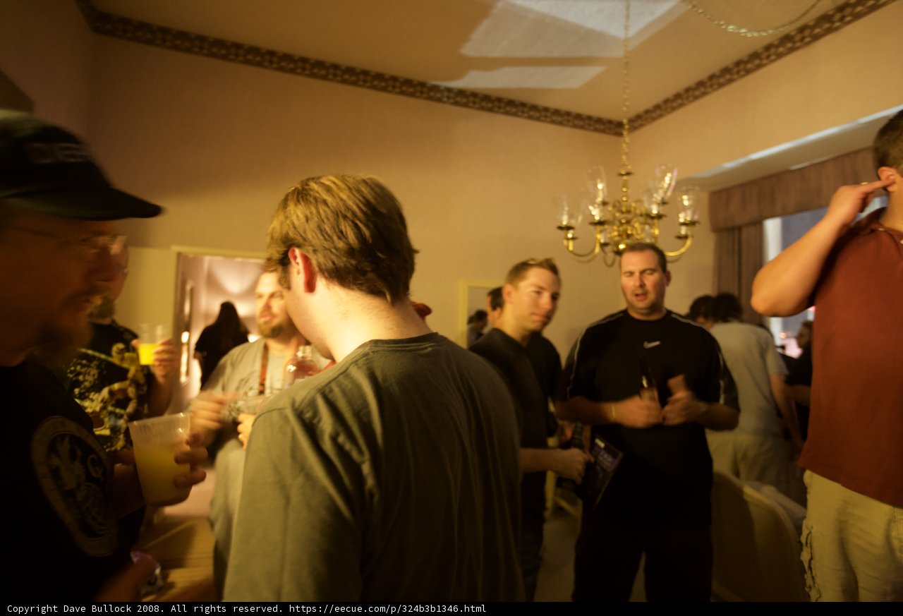 Chandelier Pub Gathering