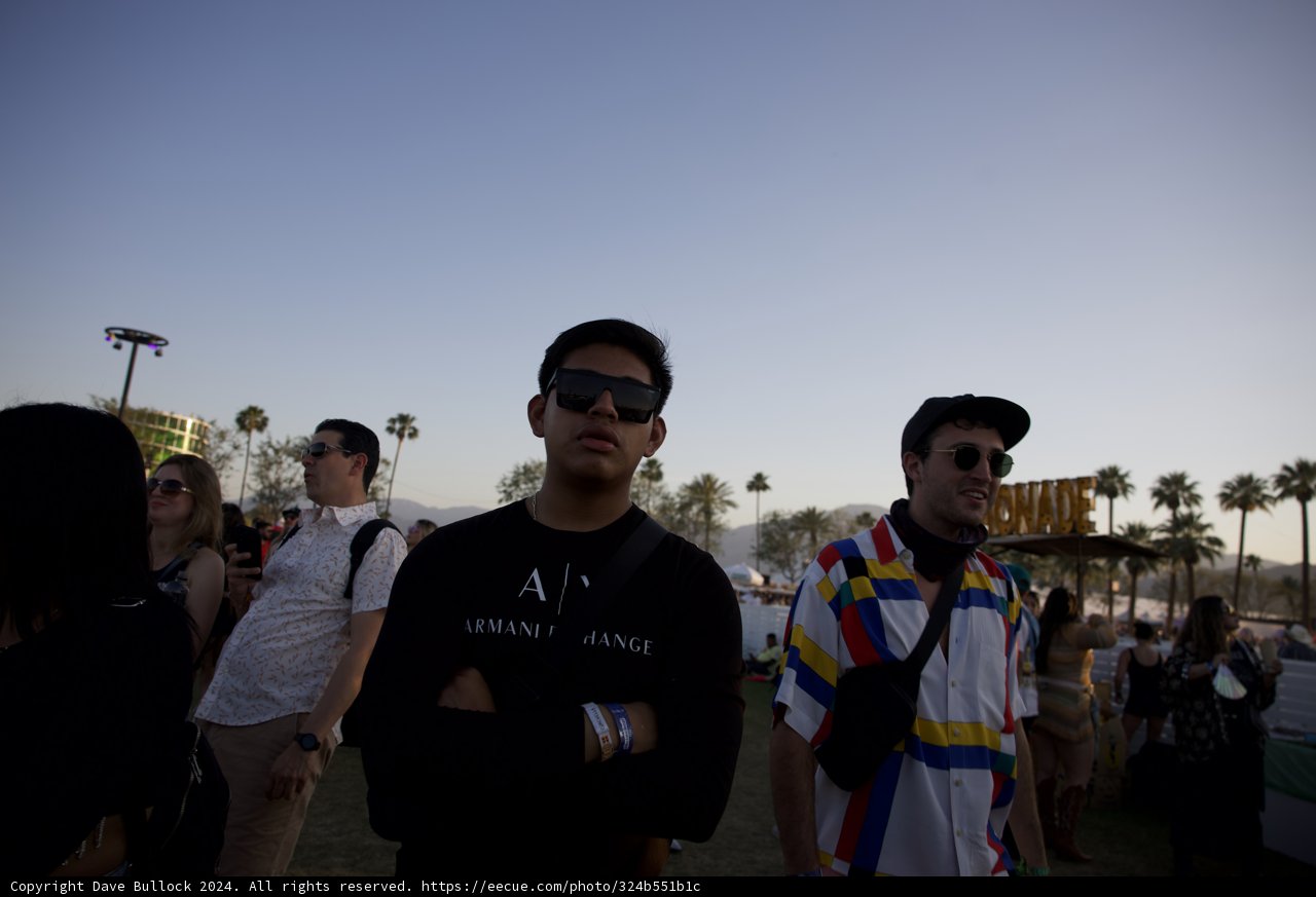 Sunset Silhouettes and Festival Style at Coachella 2024