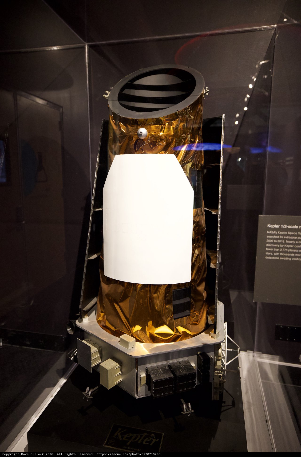 Kepler Space Telescope 1/3-Scale Model Display