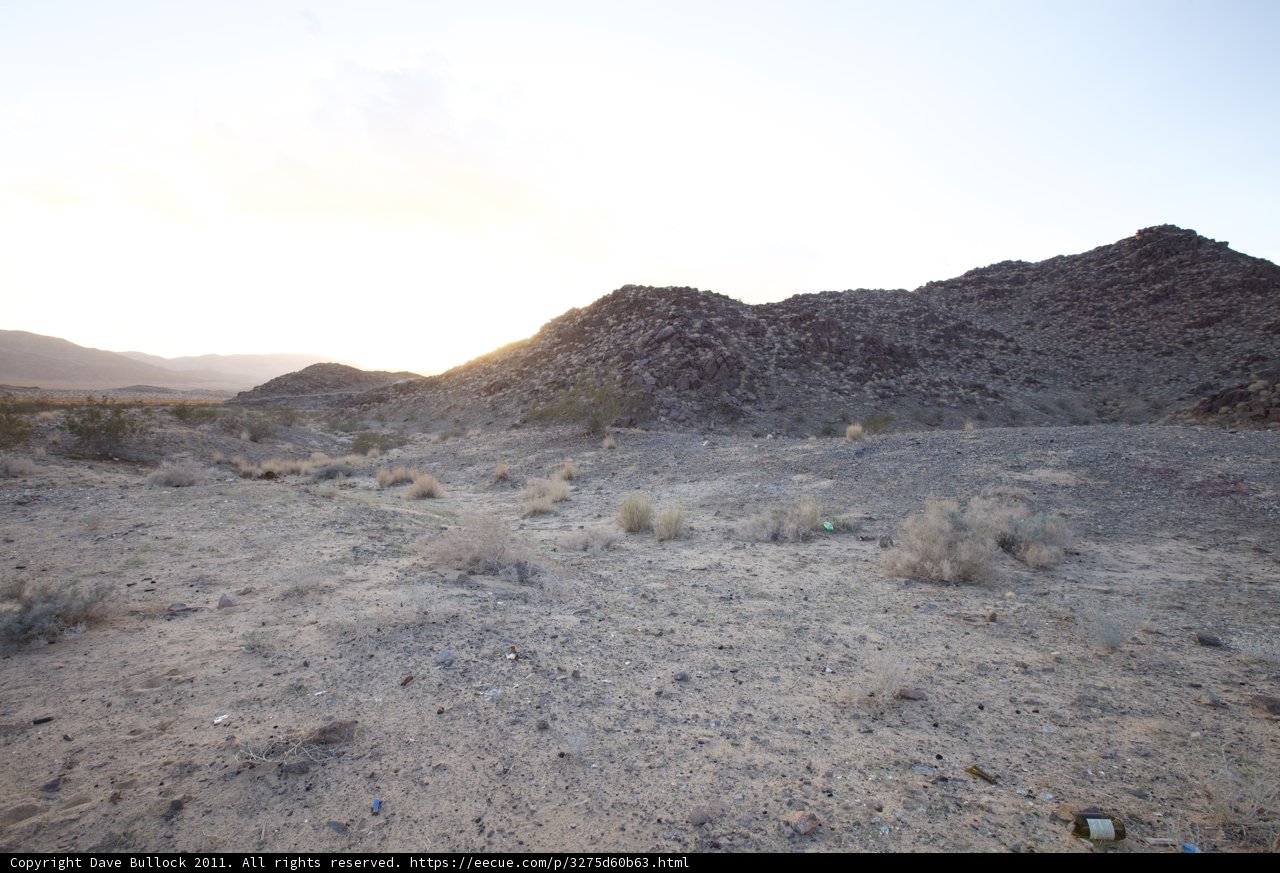 Majestic Mountain and the Endless Desert