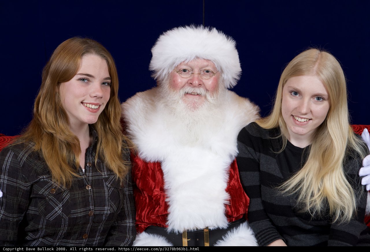 Santa Claus and His Adoring Fans