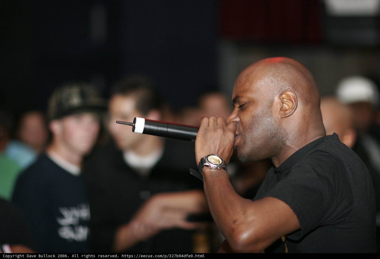 MC Q Rocks the Crowd with His Microphone