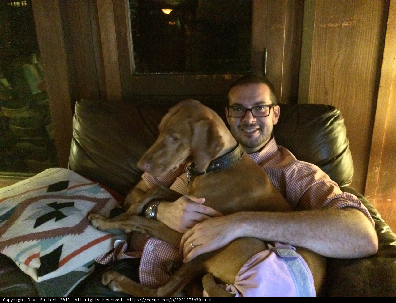 Man and Dog on the Couch