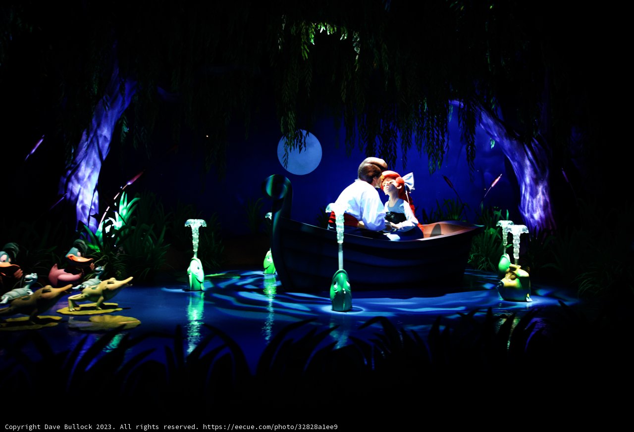 Enchanting Night at Disneyland's Little Mermaid