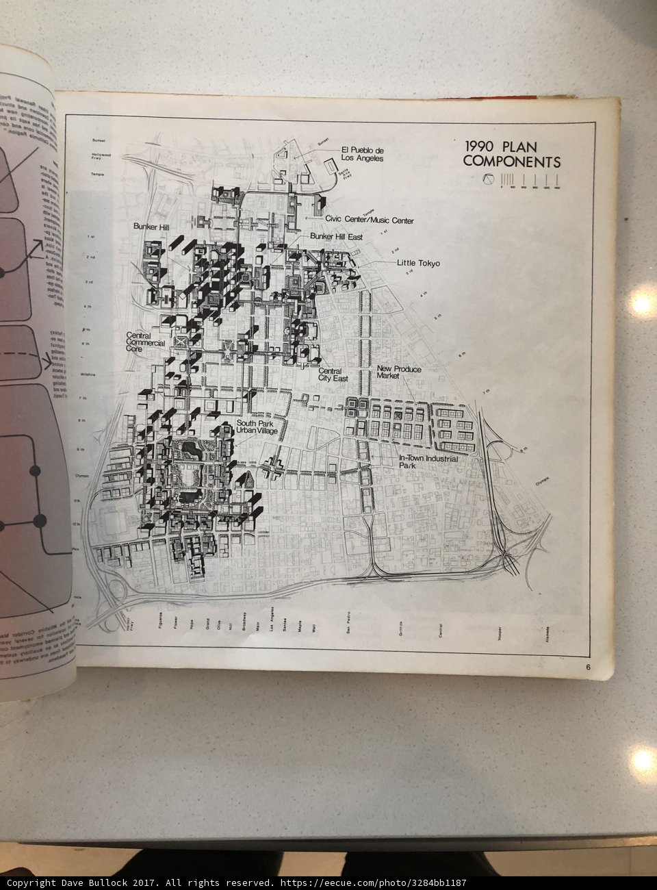 Map of the city of Los Angeles