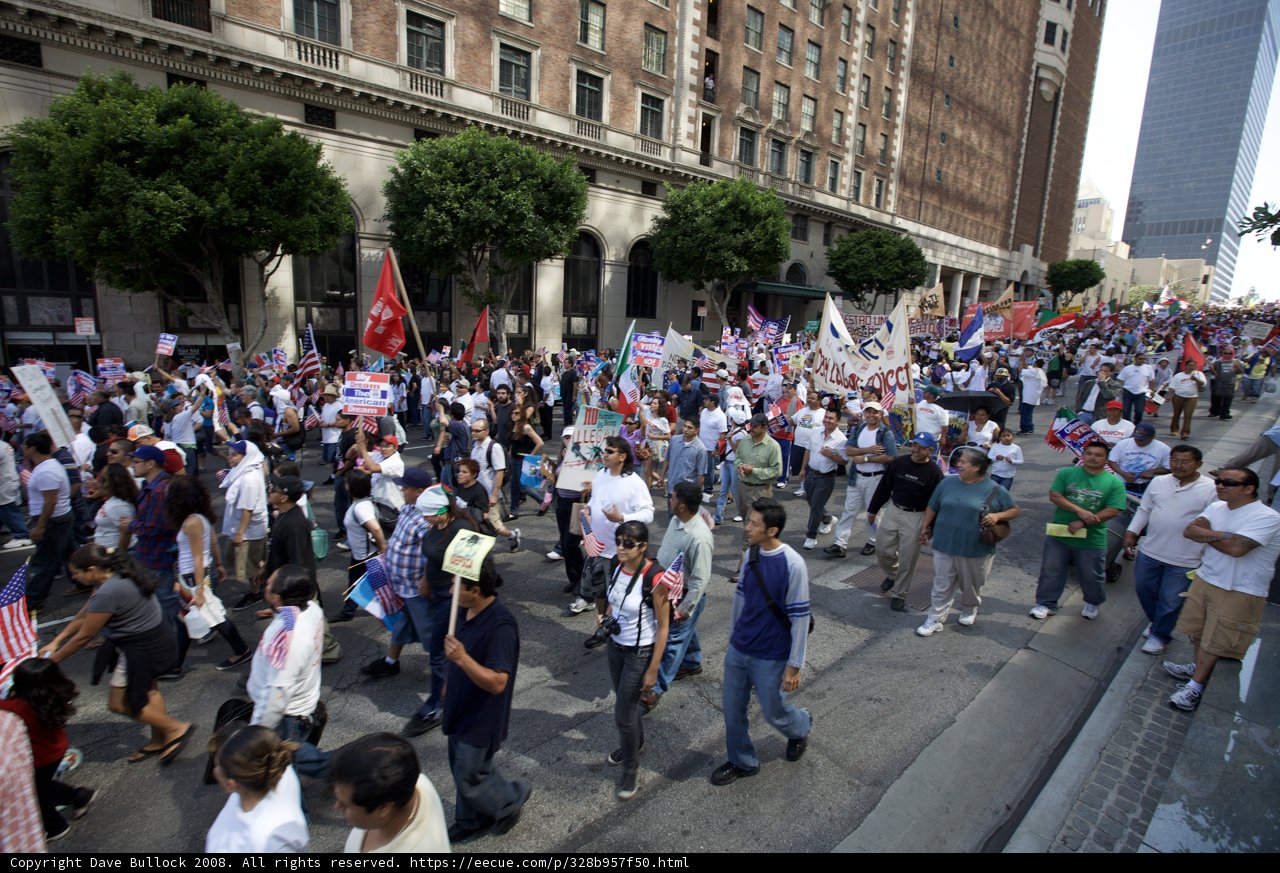 May Day Marchers