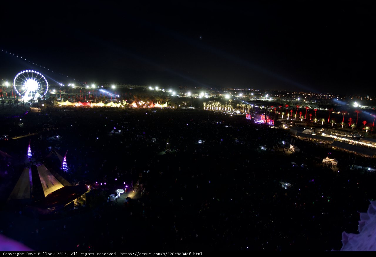 Nighttime Skyscape from Above