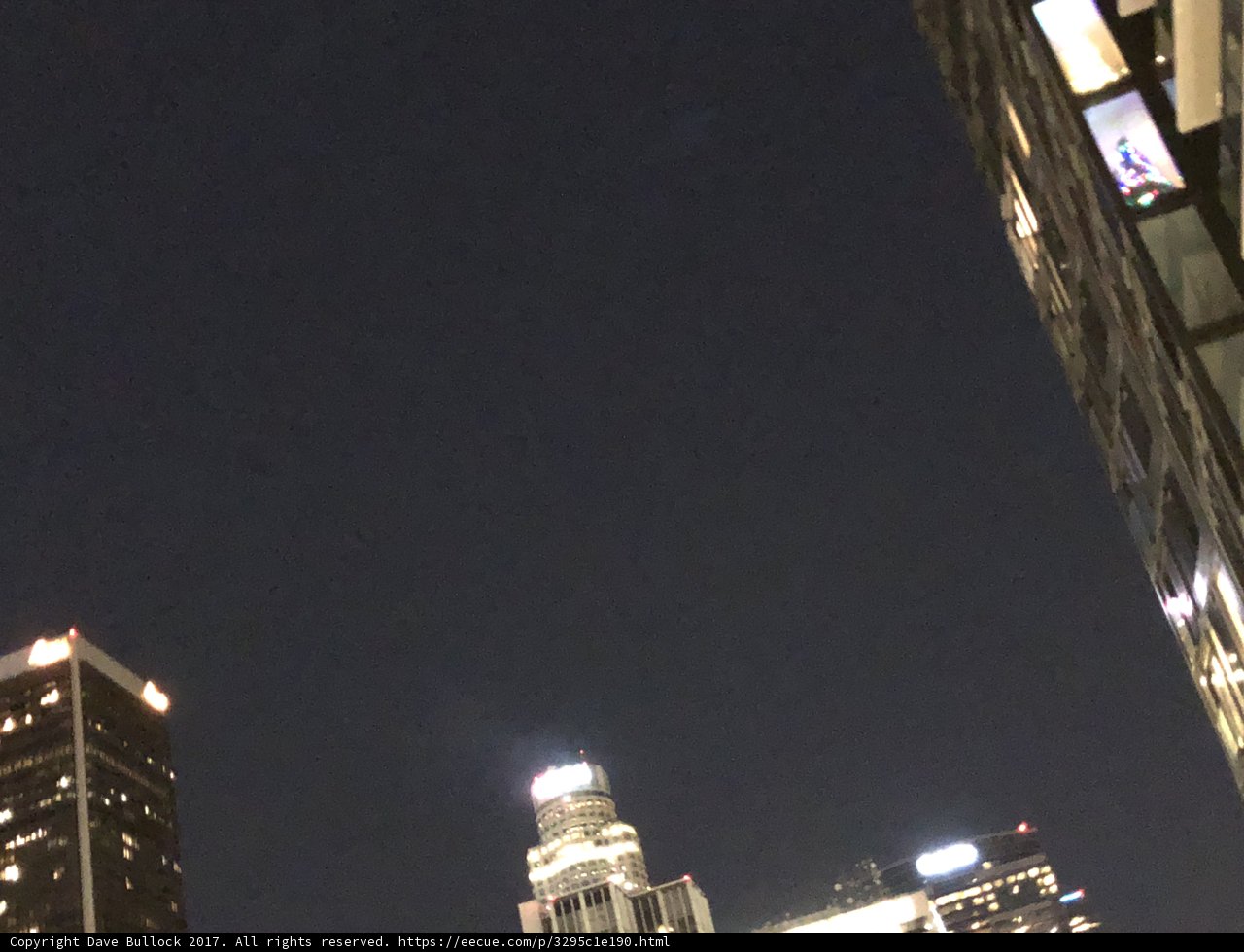 City Lights and Skyscrapers