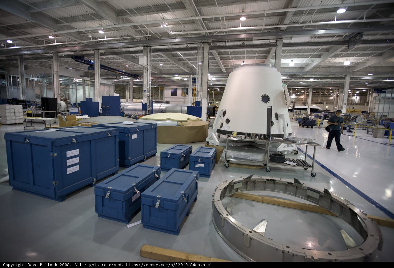Space Station in a Factory Warehouse