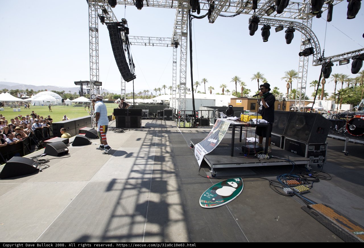 Skateboard Performance at Coachella