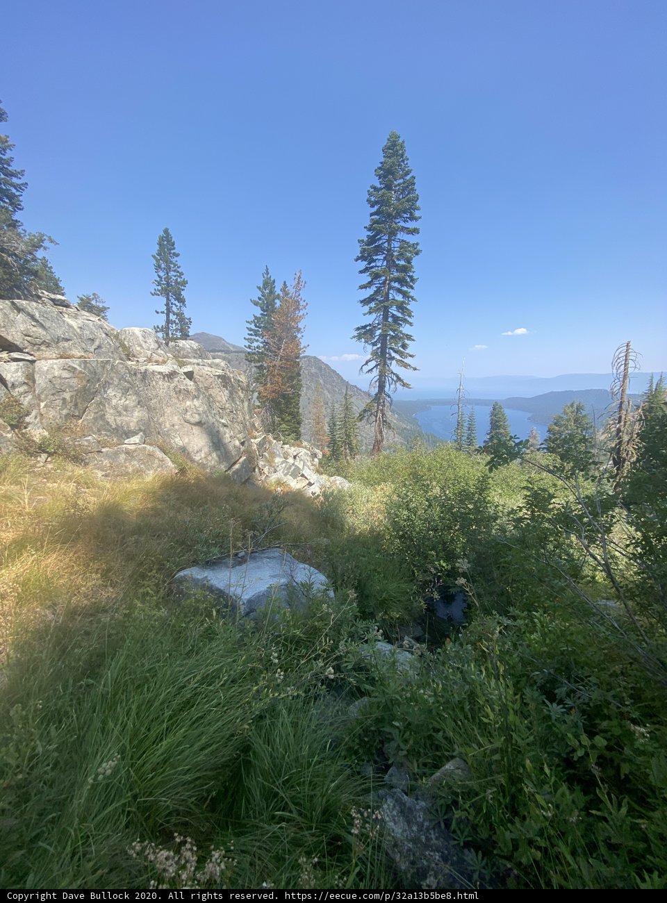 Majestic View of Desolation Lake from Mountaintop