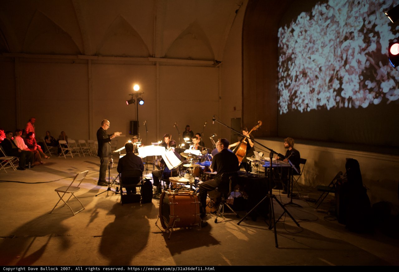 Crowd of Musicians Perform in Well-Lit Room