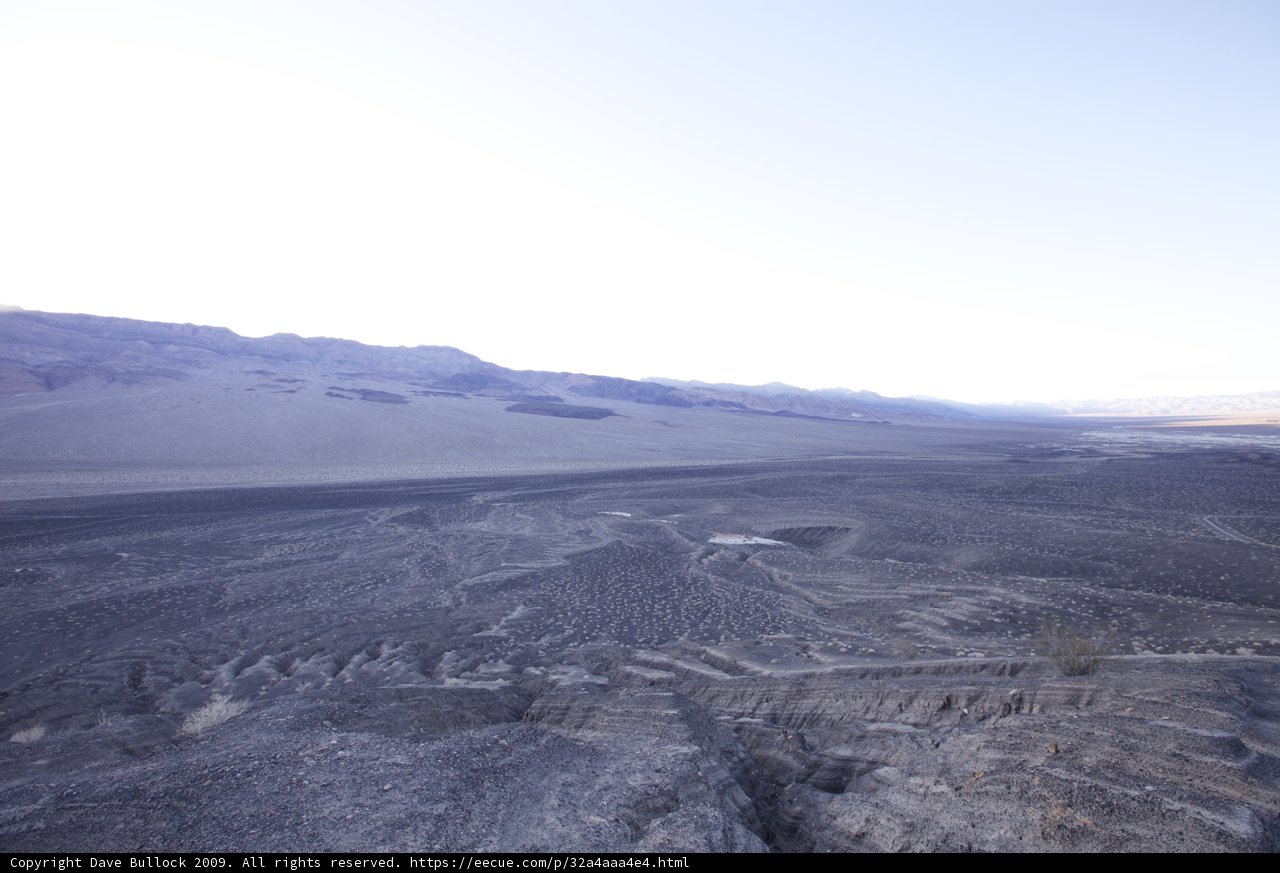 A Panoramic View of Death Valley