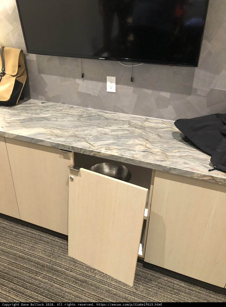 Wall-mounted TV in a Stylish Interior