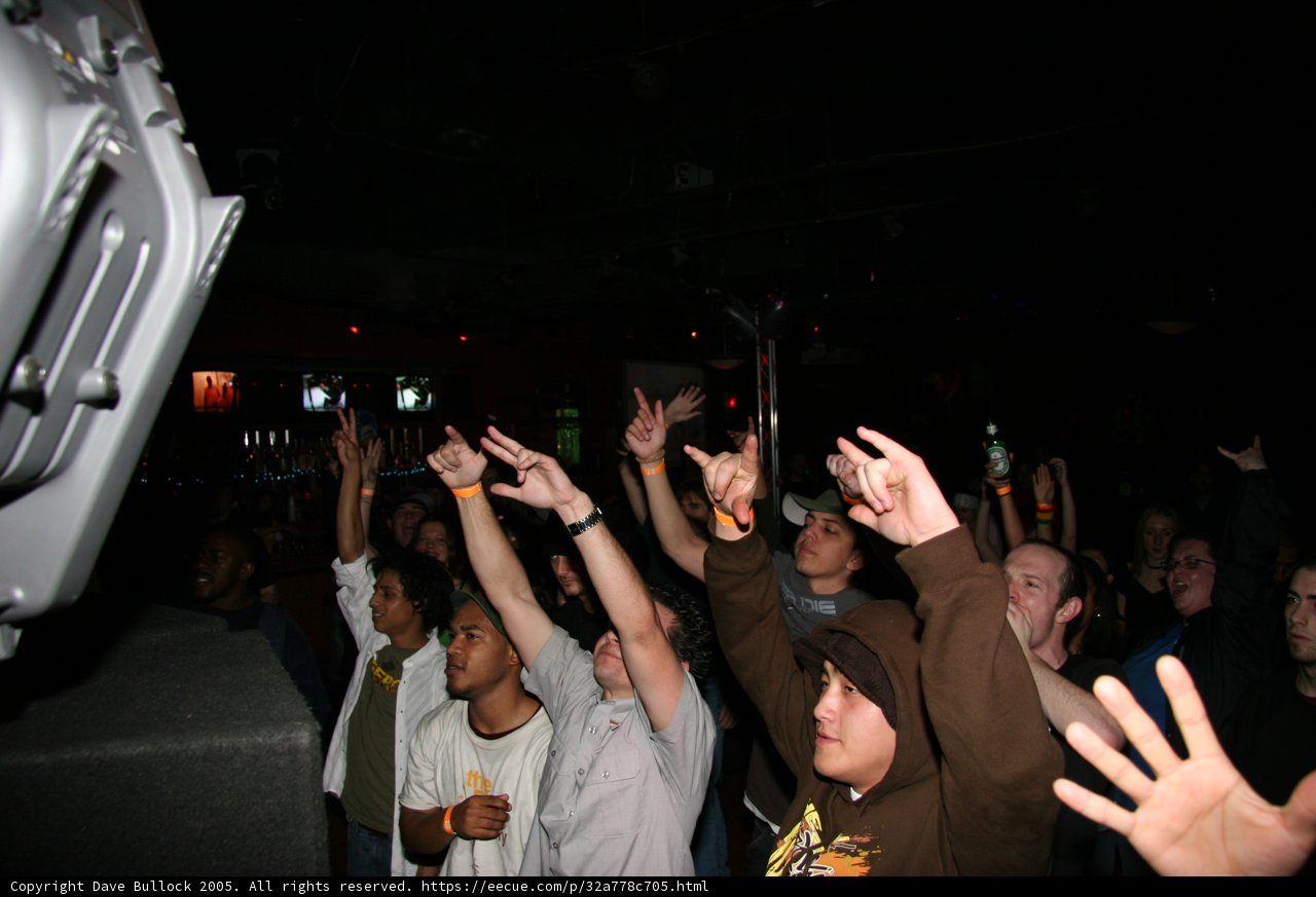 Nightlife Partygoers in Urban Club