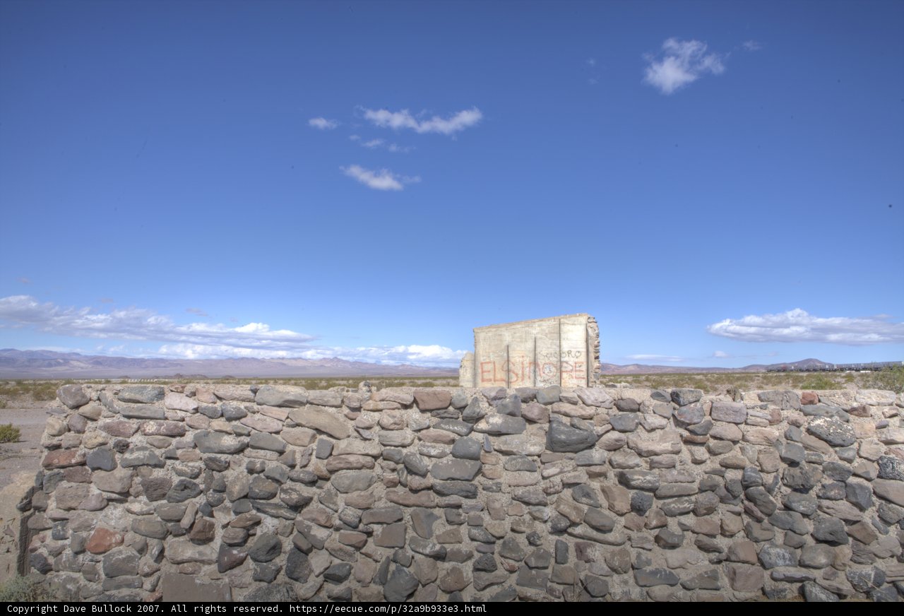 A Building Beneath the Stone Wall