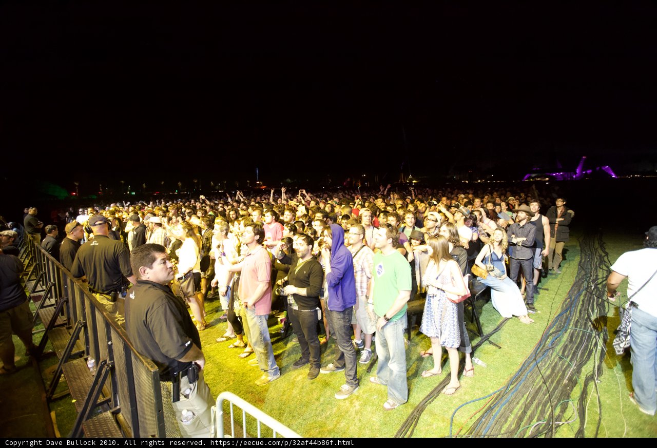 Coachella Night Crowd