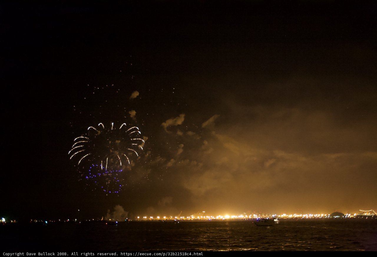 Sparkling Skies Above the Bay