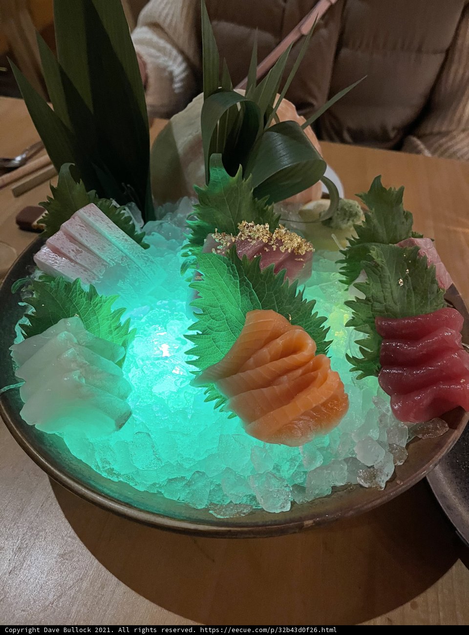 Illuminated Sushi Platter