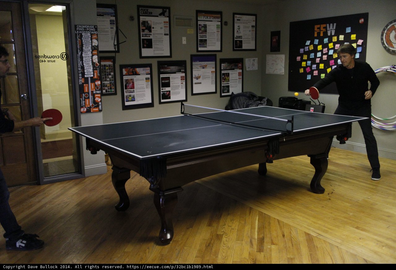 Ping Pong Showdown with Edward Norton