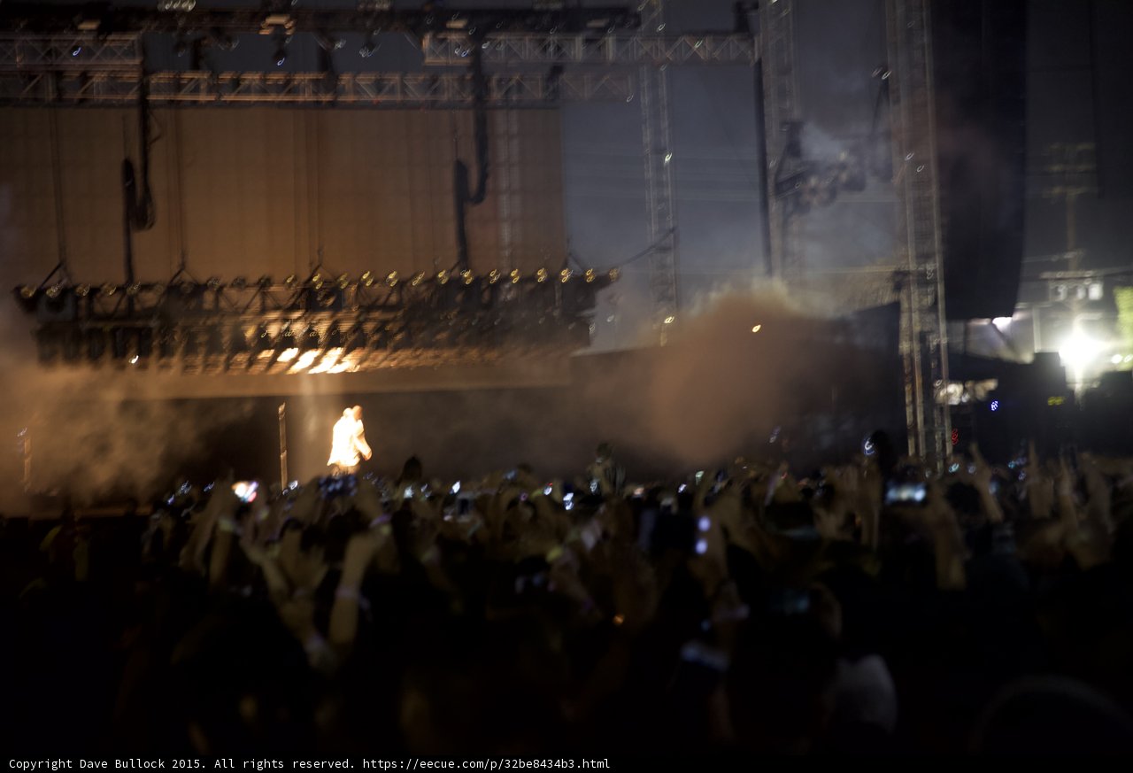 Kanye West on Stage
