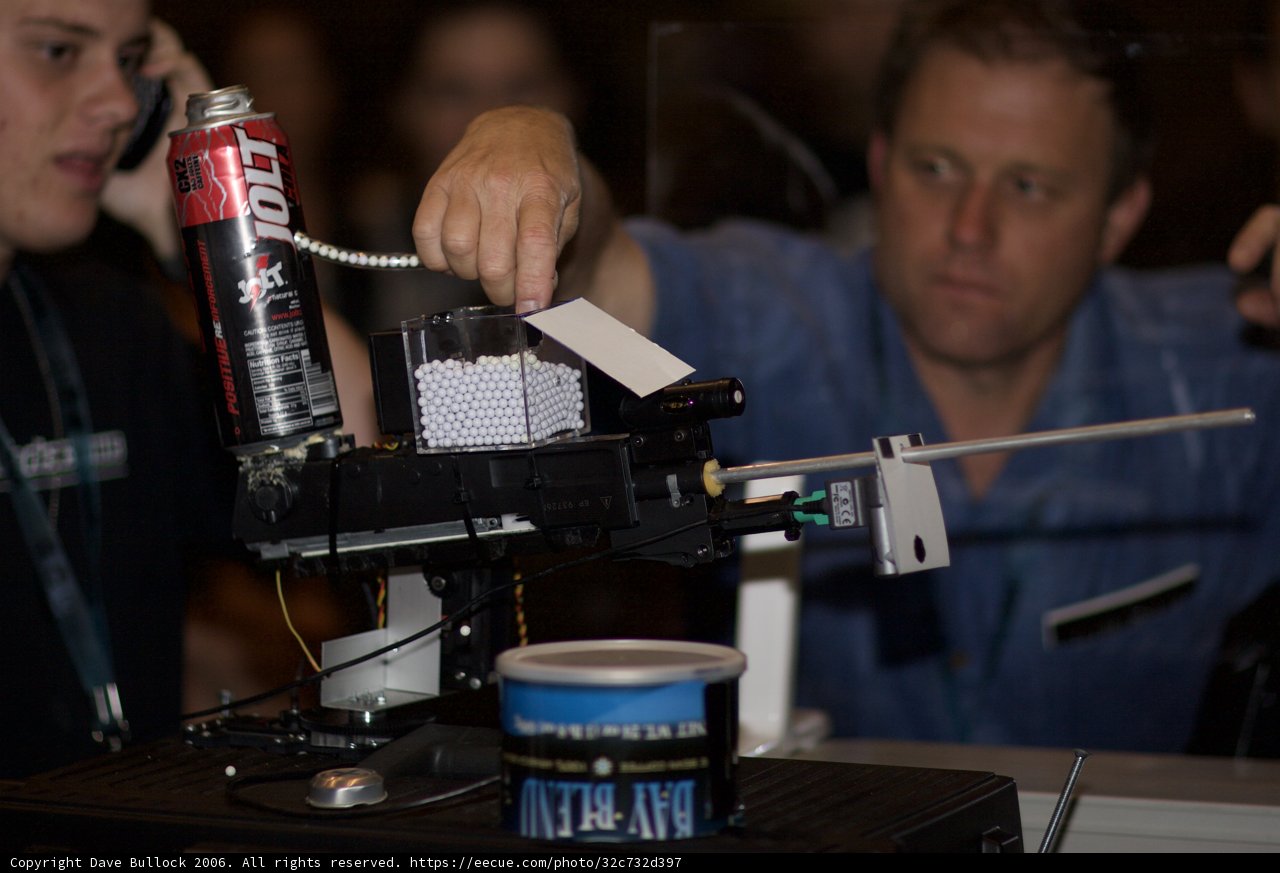 Spraying a Can