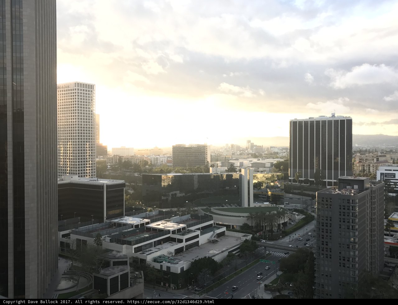 Urban skyline of Los Angeles