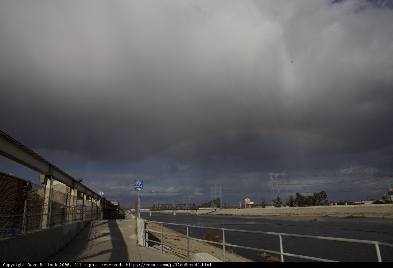 Rainbow Over the San Diego Freeway