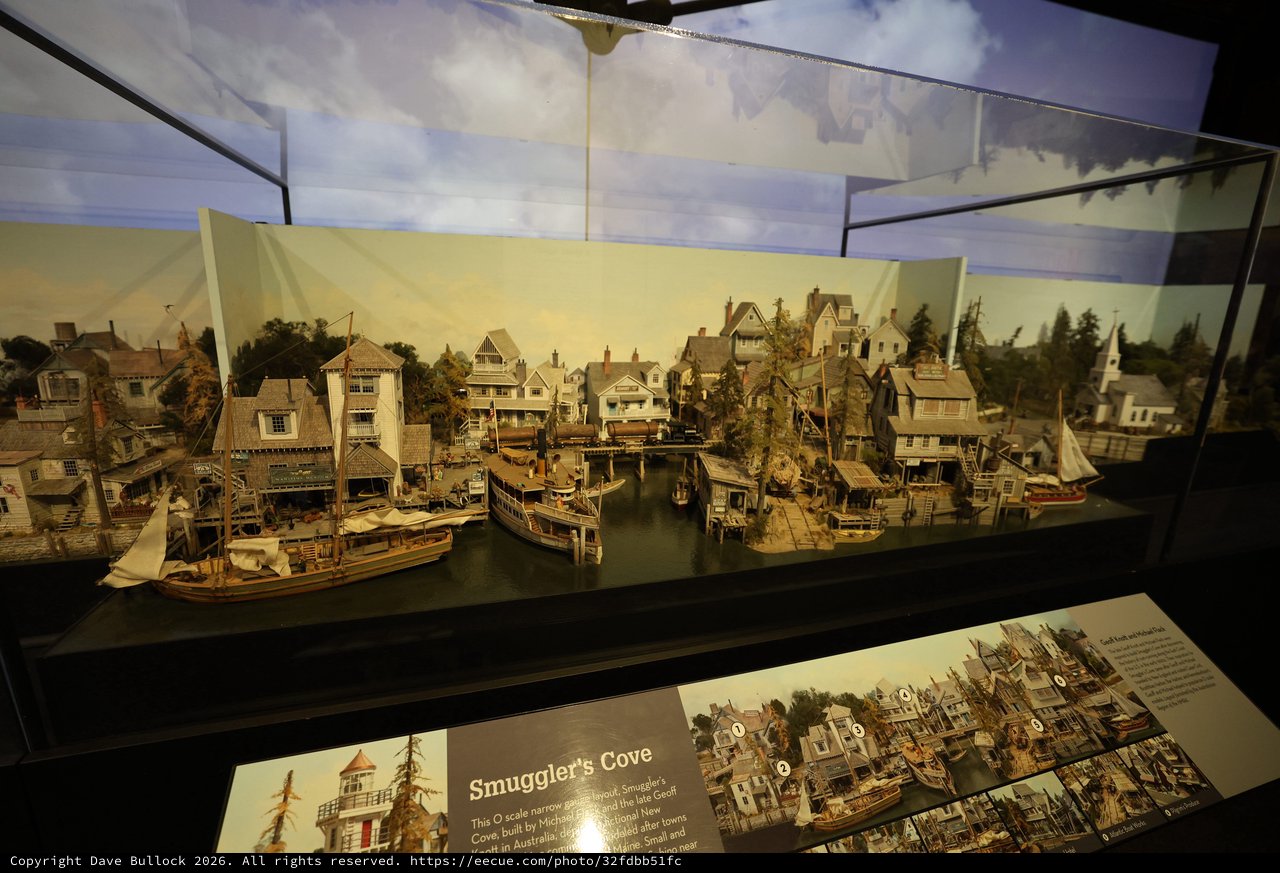 Smuggler's Cove Miniature Diorama Display at Museum