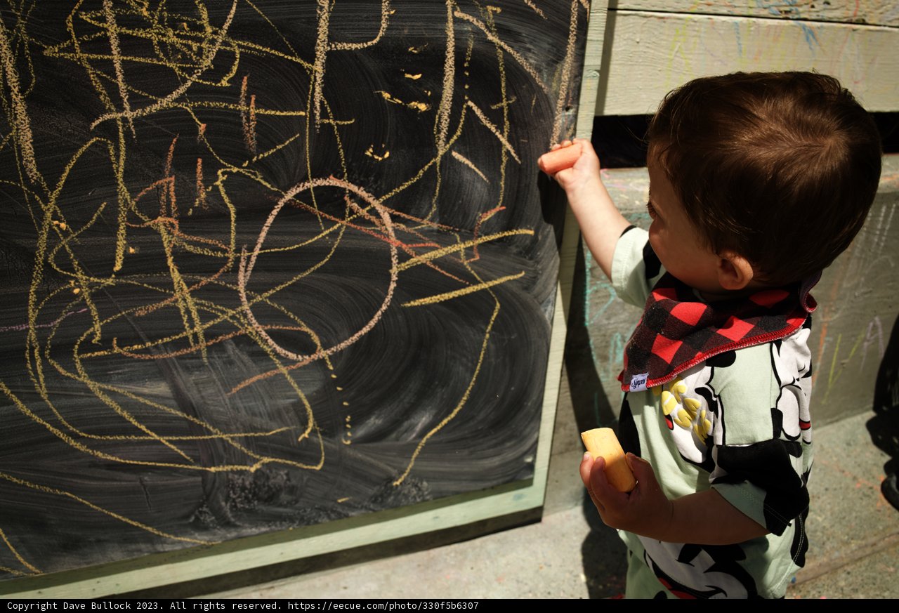 Young Artist in Action