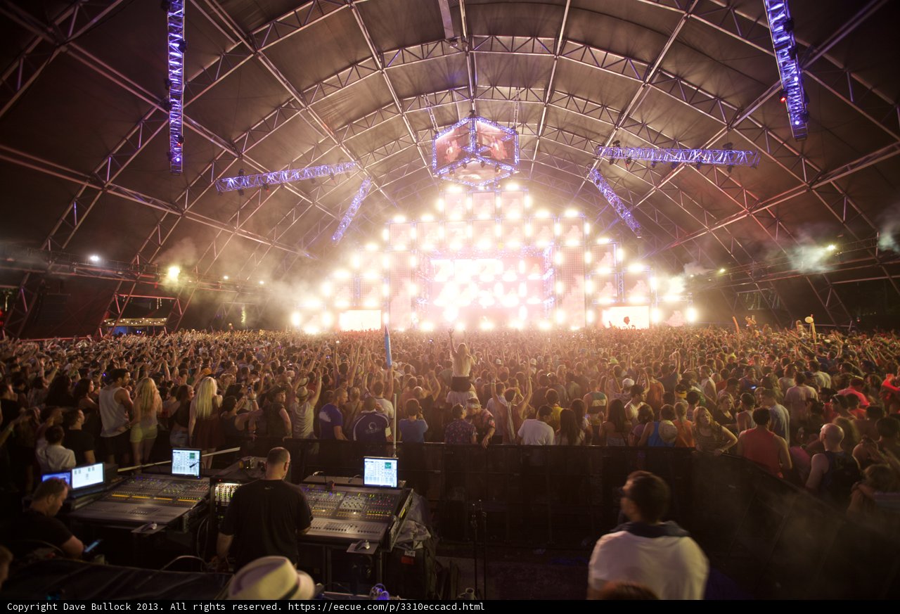 Coachella Music Festival Crowd