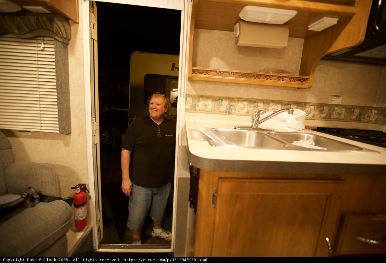 Artie P in his RV