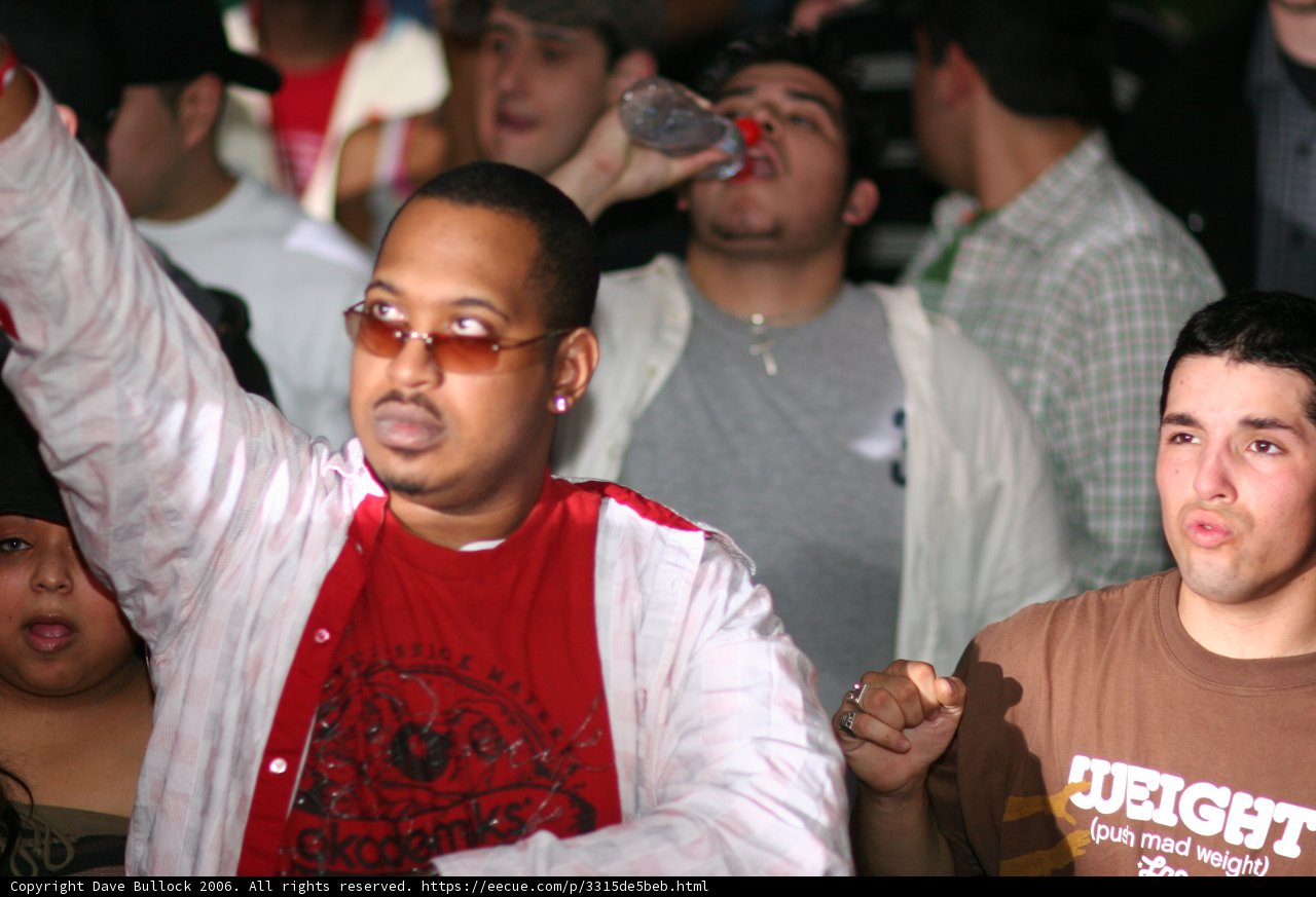 Red Shirt in the Bass Rush Crowd