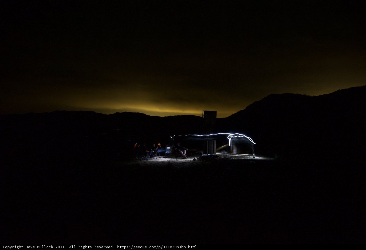 Desert Night Camping