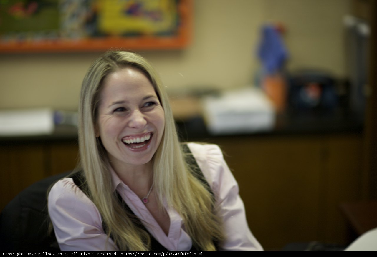 Happy Woman at Work