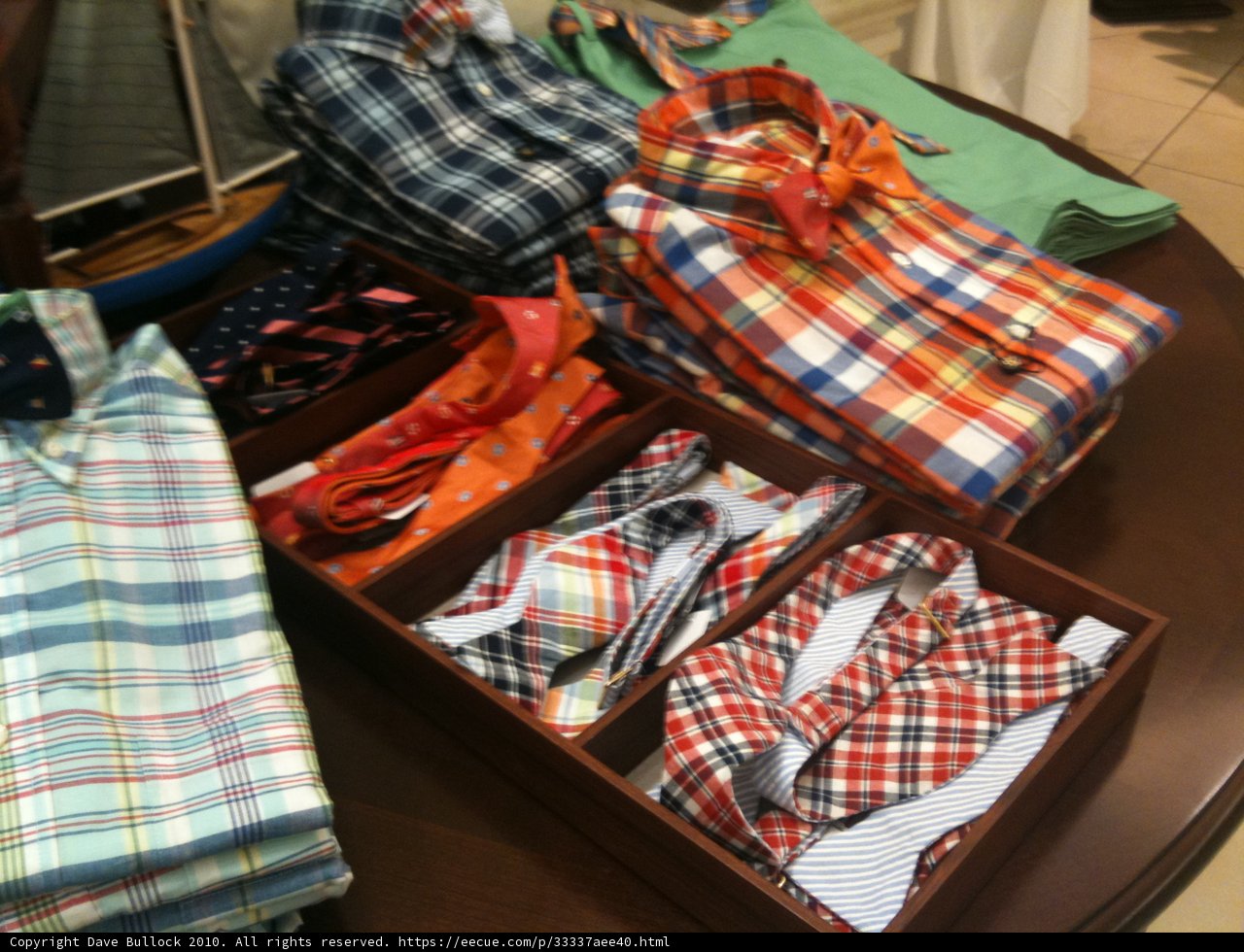 A Collection of Ties and Shirts