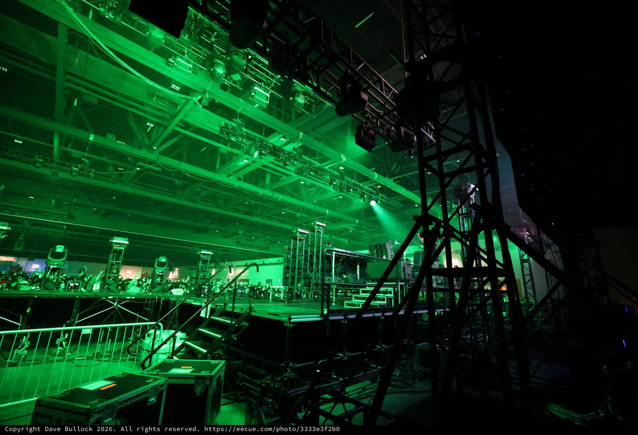 Green-Bathed Stage Ready for Wobbleland 2026